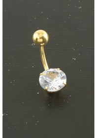 Resim Flzdgnkr Yuvarlak Zirkon Taşlı Çelik Piercing 1 Adet-sarı Çok Renkli 01496051 
