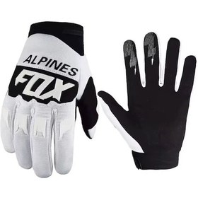 Resim Fox Nfg-11 Korumalı 4 Mevsim Motosiklet Eldiveni - Beyaz 