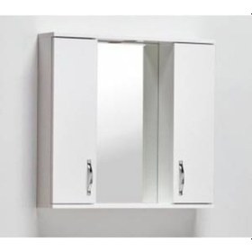 Resim Marka Mdf 80Cm Banyo Dolabı Üst Modül (Üst Dolap) Beyaz 