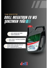 Resim Doill Megatron Ev W5 Byd Elektrikli Araçlar İçin Tam Sentetik Pao Şanzıman Yağı 3 L 