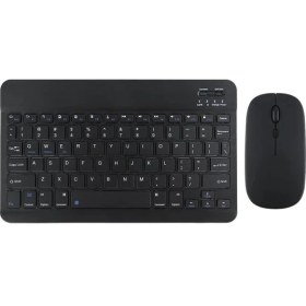 Resim Alfa MEC Apple Ipad Air 2 9.7 Uyumlu Kablosuz Bluetooth Klavye+Mouse Set 