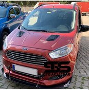 Resim Ford Courier Uyumlu Piano Black Kaput Üstü Havalandırma Izgarası (01) (Sts Oto Aksesuar) 