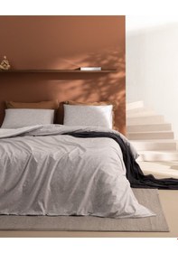 Resim Madame Coco Alida King Size %100 Pamuk Ranforce Baskılı Nevresim Takımı - Gri 8684427294079 Gri 
