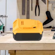 Resim 1 adet Ağır Hizmet Tipi 10 Çekirdekli DCB200 Elektrikli Alet Pil Kılıfı - Dayanıklı Plastik Kabuk, Havalandırma Delikleri, Ergonomik Kolu ve Güvenli Kapak ile Kablosuz Matkaplar, Darbe Sürücüler, Testere - Ev Atölyesi, Çanta, Alet Tutucu, Sağlam Tasarım, Aletsiz Kurulum için Taşınabilir Alet Düzenleyici 