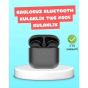 Resim Techno Stock Tws Pro 5 Bluetooth Kulaklık – Kablosuz ve Şarj Kutulu Tasarım 