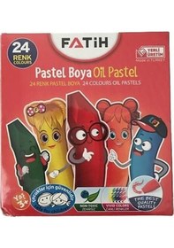 Resim Fatih Karton Kutu 24 Renk Pastel Boya 