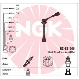 Resim Ngk 44274 Rc-es1206 Ateşleme Kablosu 