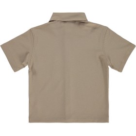 Resim Pierre Cardin Erkek Çocuk Tek Cepli 2-5 Yaş Gömlek - Bej - Bej / 4-5 Yaş 