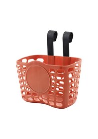 Resim Bisiklet Ön Sepet - 16/20 Plastik, Kahverengi Askılı Model 