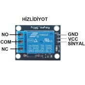 Resim 5V Röle Modülü Breadbord Tip Arduino ve Raspberry Pi 