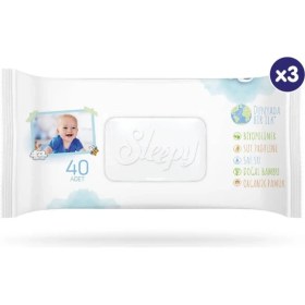 Resim SHC4200 Nessiworld Bio Islak Havlu Mendil 3X40 120 