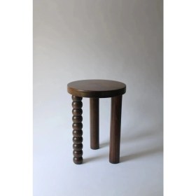 Resim Simillo Home & Living Minimalist Ahşap Mantar Yan Sehpa Modern Tekli Fiskos / Çiçeklik 