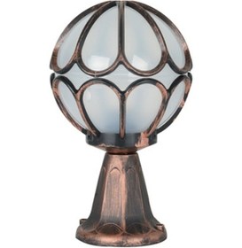 Resim Zerpa Dekoratif Meridyen Papatya Bakır Set Üstü Armatür Aplik 24cm x 38cm 