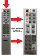 Resim VESTEL HT-728DT 5+1 SES SİSTEMİ KUMANDASI 