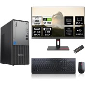 Resim Lenovo Thinkcentre Neo 50T Gen 5 Intel Core I7 13700 24GB 4tb SSD GT1030/4GB 21.5" Fhd Monitör Freedos Masaüstü Bilgisayar & Per4 USB Bellek 12UB000LTRMNT1315 