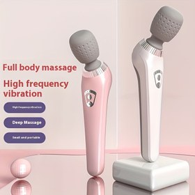 Resim Taşınabilir El Tipi Masaj Çubuğu - Tam Vücut Rahatlatma, Yüksek Hızlı Motor ve Yüksek Frekanslı Titreşim, USB Şarj Edilebilir Lityum Pil, Boyun, Sırt, Bacak ve Bel için İdeal, Aile ve Arkadaşlar için Mükemmel Hediye, Rahatlatıcı Masaj | Modern Masaj Cihazı | Kompakt Boyut, Masaj Tabancası 