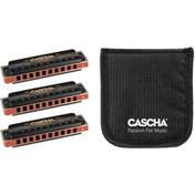 Resim Cascha HH2343 Pro 3'lü Paket Mızıka Seti (Do Majör-Sol Majör-La Majör) 