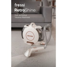 Resim Fressi FR-HY01 Retroshine 450W 13 Kpa Sıcak/soğuk Su Krem Halı ve Koltuk Yıkama Makinesi 