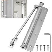 Resim Gaman Otomatik Kapanan Kapı Kapatıcı Paslanmaz Çelik Mekanik Kapı Itme Yayı Kapı Yavaşlatıcı 