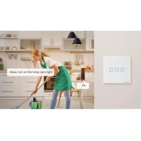 Resim Mena Rise Ev Wi-Fi Işık Anahtarı - (Yeni Versiyon) 