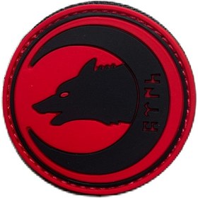 Resim eser askeri malzeme 3D Silikon Patch Bröve Askeri Peç Hilal Kurt Peç 