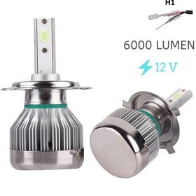 Resim Space Led Far Ampulü H1-3500lmx2-30w-12v Buz Mavisi / Laam700 Renkli 