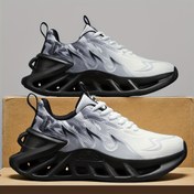 Resim 1 Çift Kadın Tüm Mevsim Nefes Alabilen Koşu Ayakkabısı, Katı Renkli Kumaş Üst, Mesh İç, Dengeleyici Destek, Denge Pronasyon, EVA Taban, Kumaş İç Astar, Casual Atletik Ayakkabı 