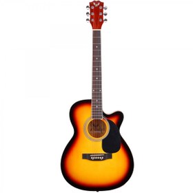 Resim Angel AFG100-SB Sunburst Akustik Gitar 