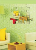 Resim M3 Decorium Puzzle Dekoratif Ayna Gümüş 