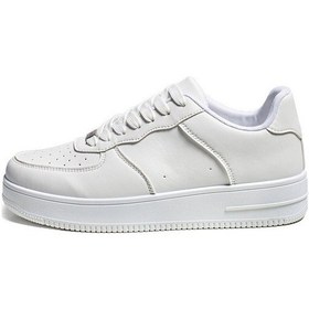 Resim Beyaz Sneaker Spor Ayakkabı Beyaz Beyaz 