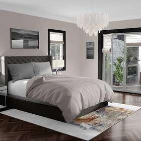 Resim Monnhein Yıkanabilir Halı ve Yolluk - Kaymaz Tabanlı Salon Halısı, Mutfak Halısı, Modern Dijital Baskı Tasarım (0190) 
