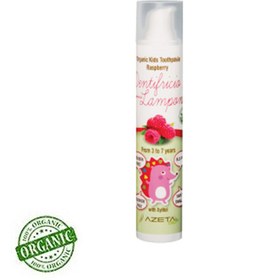 Resim Azetabio Organik Çocuk Diş Macunu Ahududu 3-7 Yaş 50 Ml 