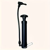 Resim Ağır Hizmet Tipi Manuel Bisiklet Pompası, Ekstra Uzun 269,24 cm Sap - Ağır Hizmet PVC Yapı, Çabuk Şişirme Valf Gövdesi, Kaymaz Tutma Kolu - Taşınabilir Lastik Şişirici için bisikletler, Futbol Topları, Voleybol, 