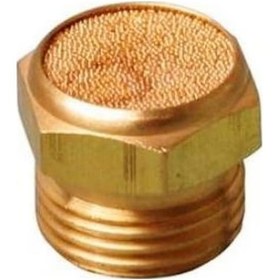 Resim Pnömatik Sinter Bronz Egzoz Susturucu Kısa Tip- 1/8'' 
