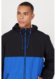Resim AC&Co / Altınyıldız Classics Erkek Sıyah Saks Standart Fit Normal Kesim Dik Yaka Soğuk Geçirmez İçi Polarlı Mont Sıyah Saks Çok Renkli 