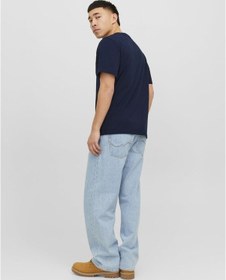 Resim Jack & Jones Göğüs Baskılı Tişört - Corplogo 12233999 Lacivertvert Lacivert 