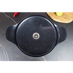 Resim Anthony 24Cm x 10Cm Alüminyum Siyah Tencere 