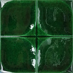 Resim Can Seramik - 13*13 Cm. Zümrüt Kabartmalı Seramik Karo (5 Li 1 Paket) 