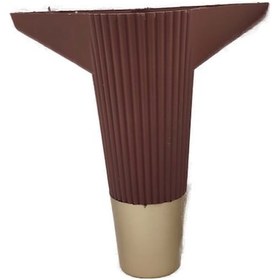 Resim Zeygen Roma Plastik Mobilya Baza Koltuk Kanepe Ayağı 14 Cm Ceviz 8 Adet 