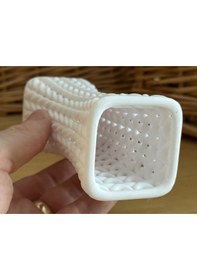 Resim Opencart Kare Örme Vazo Sadece Plastik Aparattır 