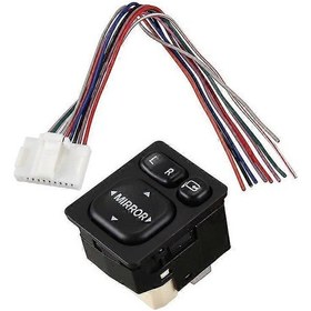 Resim Yeni Kapı Aynası Katlama Anahtarı Toyota Camry Vios Rav4 Scion Lexus Siyah İle Uyumlu 