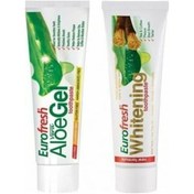 Resim Eurofresh Whitening Misvak Özlü Diş Macunu 112 G + Aloe Vera Gel Beyazlatıcı Diş Macunu 112 G 