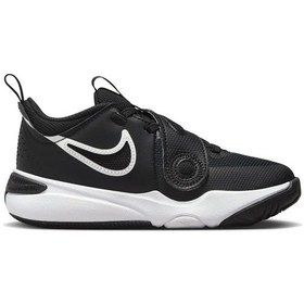 Resim Nike Team Hustle D 11 Unisex Siyah Çocuk Basketbol Ayakkabısı Siyah 