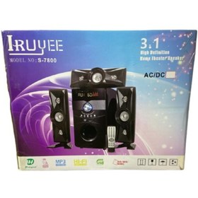 Resim Filonline 3+1 Ses Sistemi Mp3/usb/sd/ms/mmc Hi-fi Uzaktan Kumanda Kontrollü Ses Sistemi Iruyee S-7800 