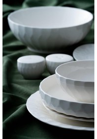 Resim Acar Relax 6 Kişilik 29 Parça Porselen Yemek Takımı Beyaz 