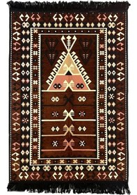 Resim Shark Anadolu Seccade Kilim 15 Kahve 