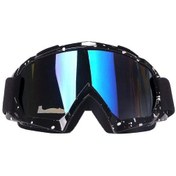 Resim Moto Cross Gözlükleri, Ayarlanabilir Güvenlik Gözlükleri, Açık Havada Kullanım İçin Rüzgar Geçirmez Anti-uv Anti-buğu Kayak Gözlükleri 