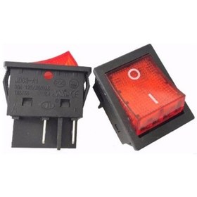 Resim Welsong 30 Amper Rocker Anahtarı JD03-A1 125/250VAC 4 Pin - Yüksek Akım Kapasiteli İnverter Kaynak Makinesi Anahtarı 