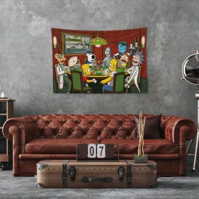 Resim Champions League Poker Duvar Örtüsü - 100 cm x 135 cm 