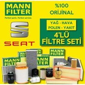 Resim Seat Cordoba 1.4 Tdı Mann-Filter Filtre Bakım Seti 2003-2009 (495301680) 